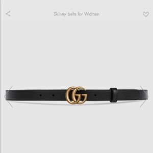 Skinny Gucci belt